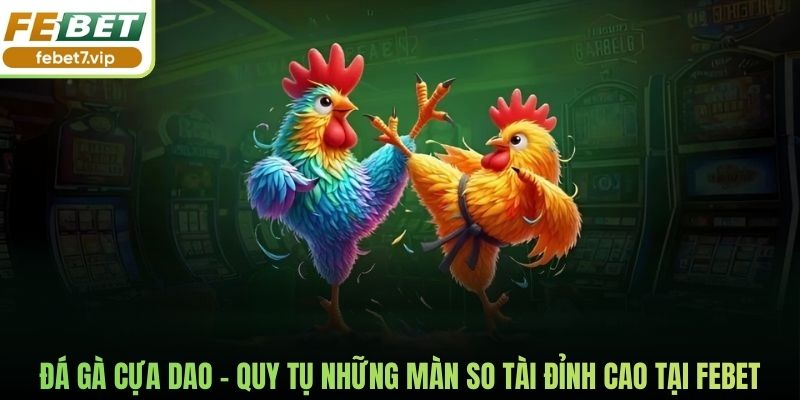 Đá Gà Cựa Dao - Quy Tụ Những Màn So Tài Đỉnh Cao Tại Febet