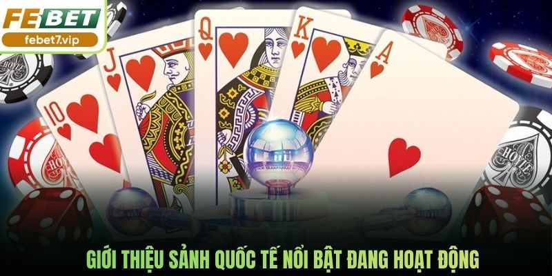 Giới thiệu sảnh quốc tế nổi bật đang hoạt động
